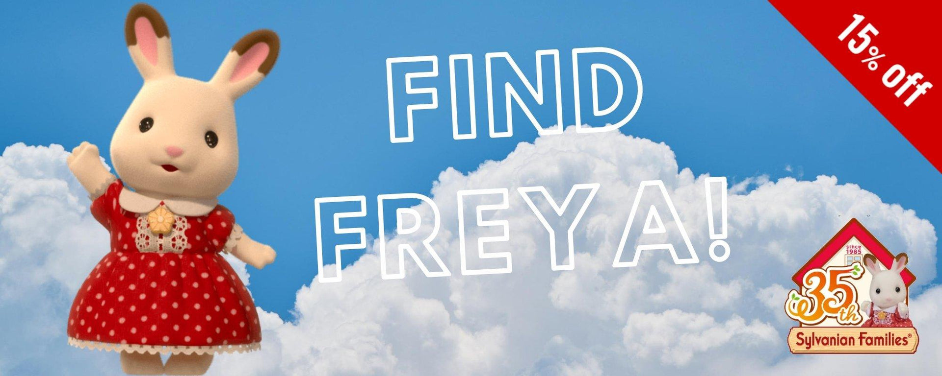 Find Freya! Sylvanian Families 35th Anniversary Competition | Wigwam Toys Brighton