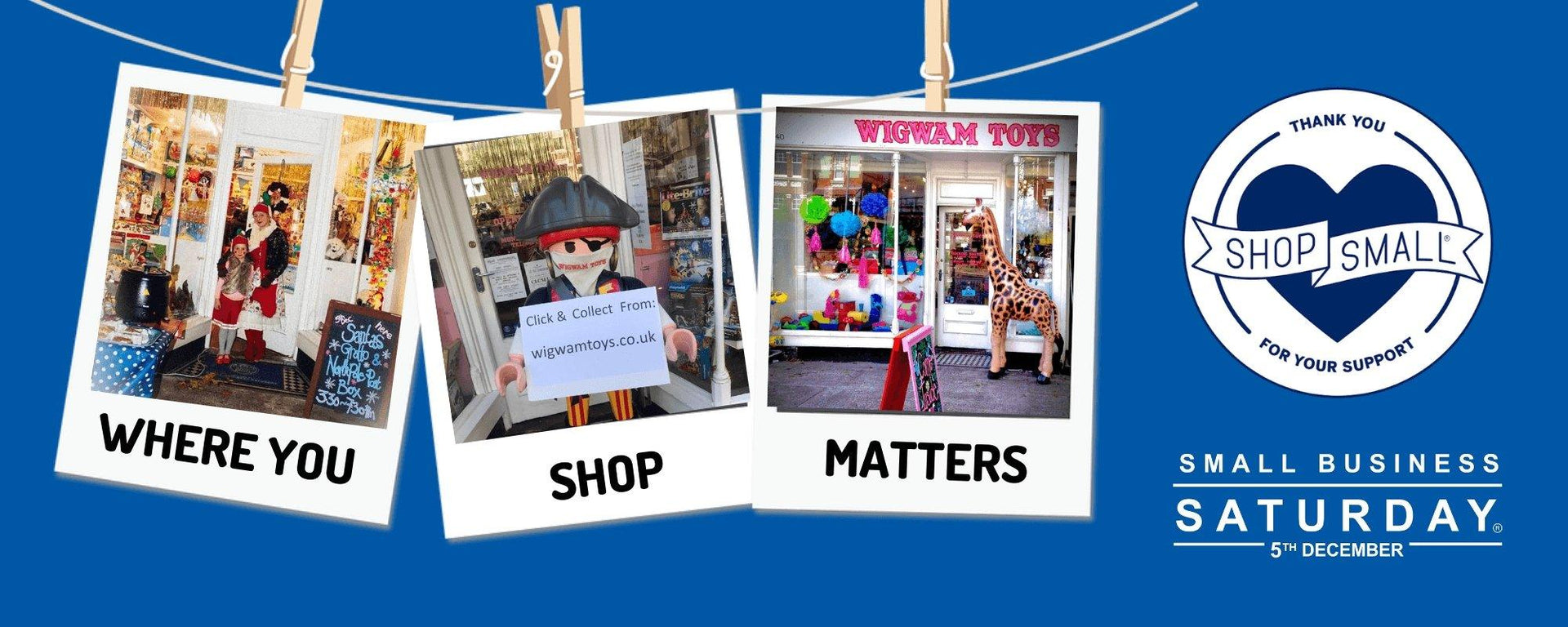 Where you shop matters, shop local independent retailers | Wigwam Toys Brighton