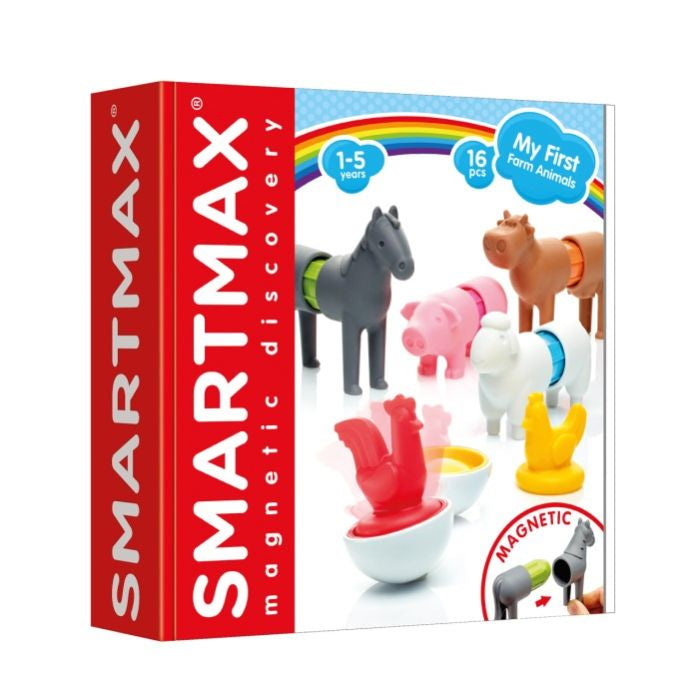 Adorable, sturdy farm animals for little learners! Encourages playful discovery, coordination, and early problem-solving fun.