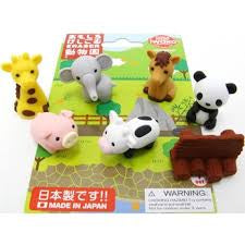 Iwako 200 Themed Erasers- Zoo