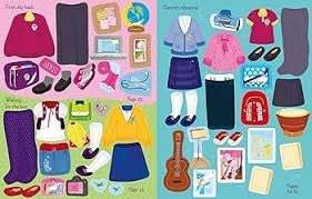 Usborne Sticker Dolly Dressing Back to School