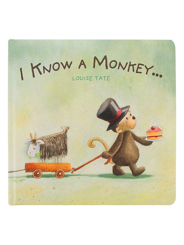 Jellycat I Know A Monkey Book