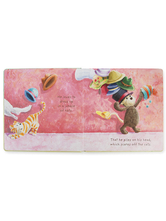 Jellycat I Know A Monkey Book