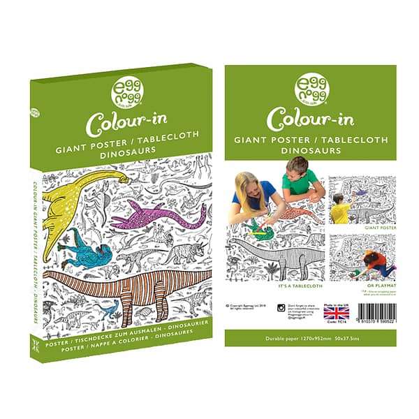 Giant Poster / Tablecloth – Dinosaurs