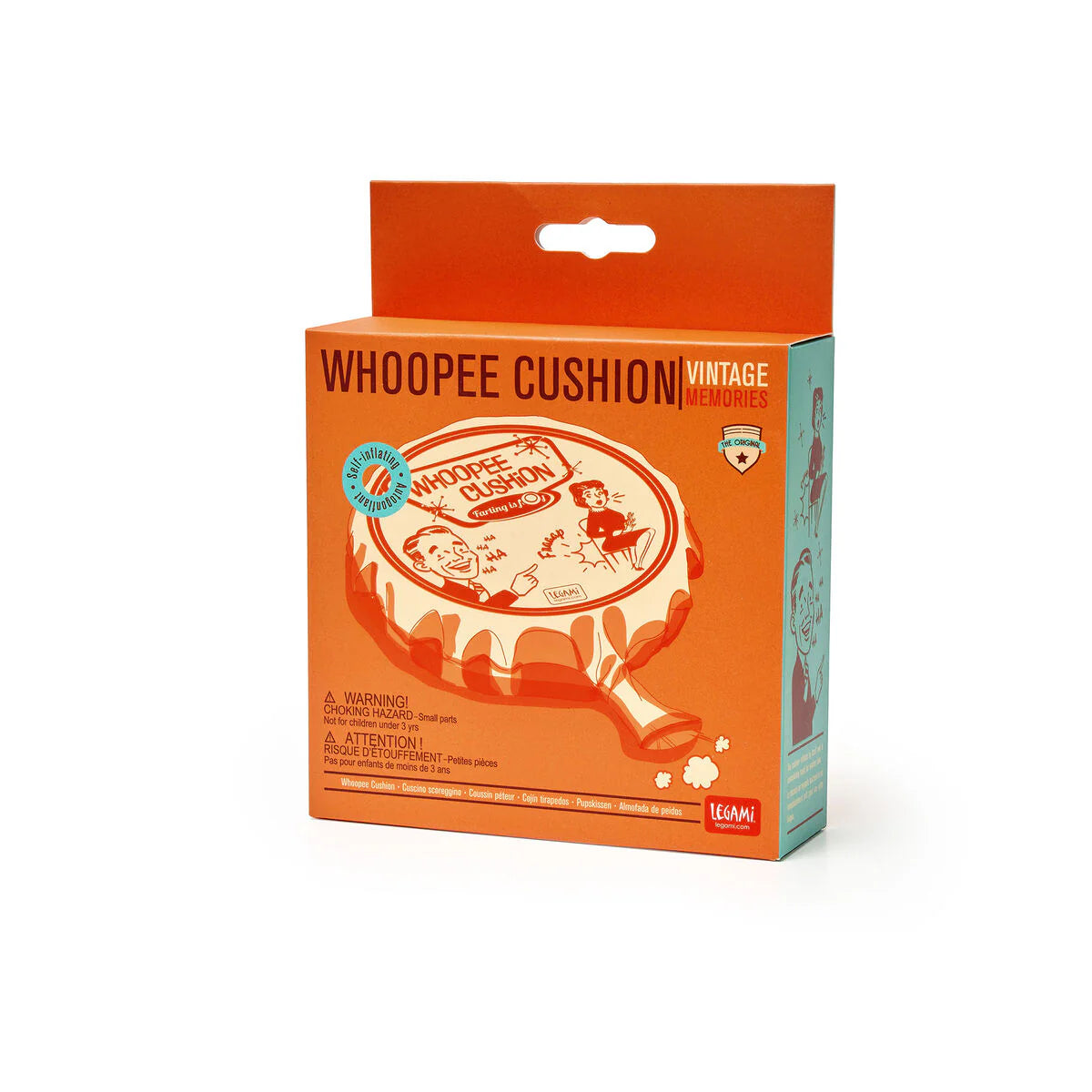 Bring the laughs with this classic whoopee cushion! Perfect for pranks, fun moments, and a good dose of humour wherever you go.