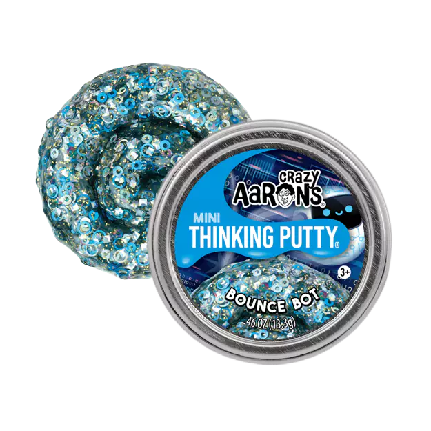 Crazy Aaron's Thinking Putty Mini Tin Assortment - Bounce Bot