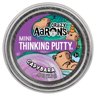 Crazy Aaron's Thinking Putty Mini Tin Assortment - Capybara