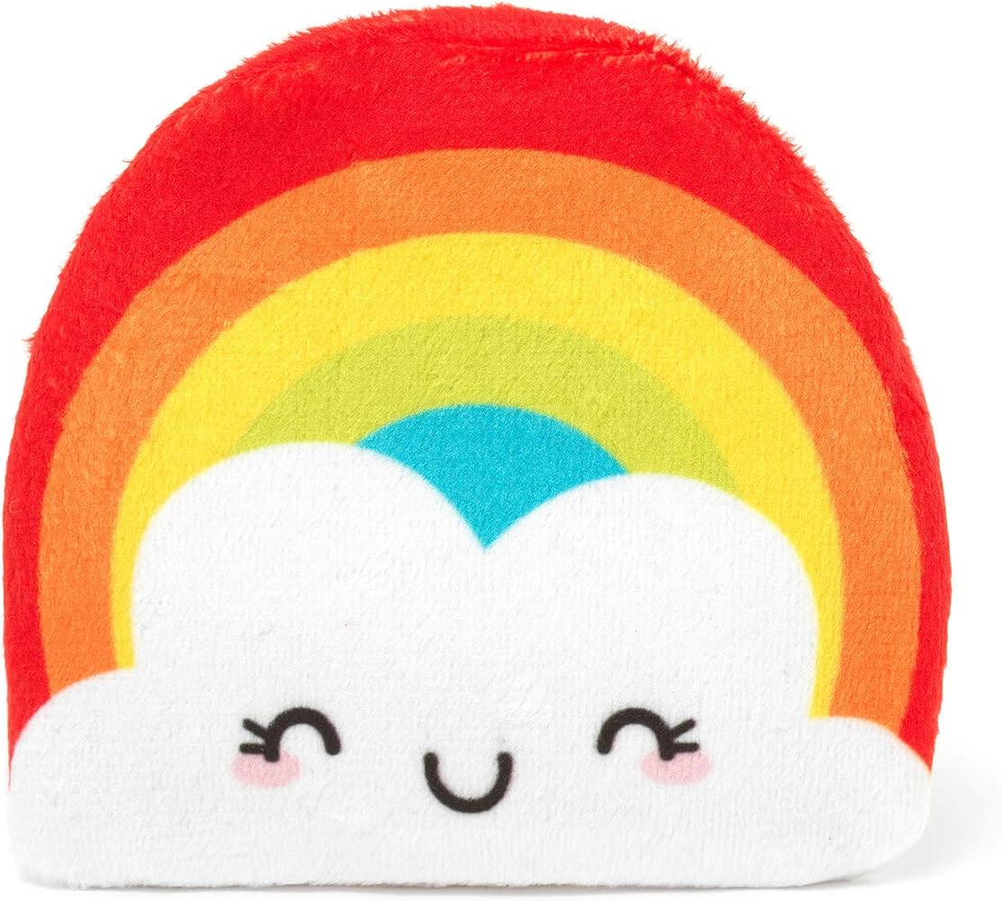 Add and pop of colour and warmth to winter days with this reusable rainbow hand warmer - just click for instant heat.