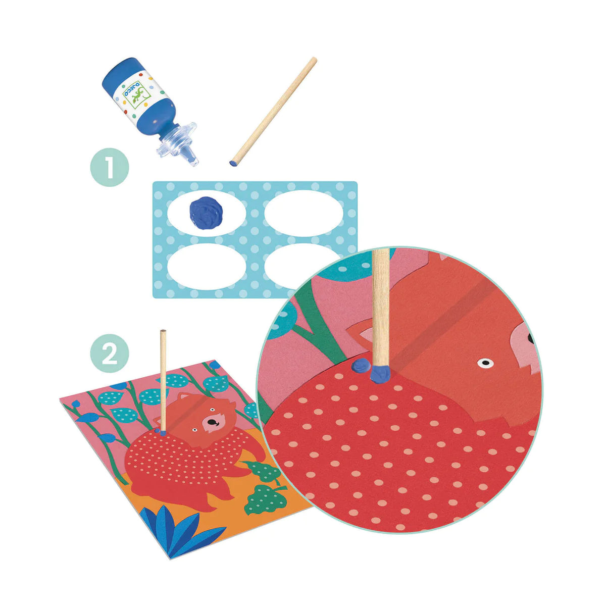 Djeco DJ09689 Painting with Sticks