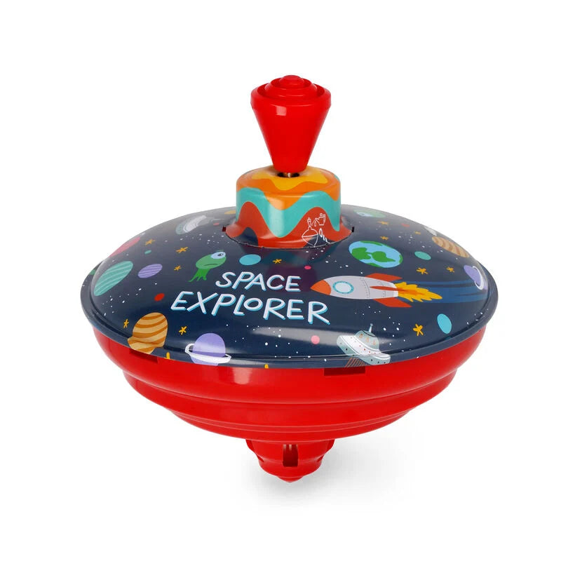 Blast off into fun with a dazzling spinning top that twirls with cosmic colours - fascinating, playful, and out-of-this-world cool!