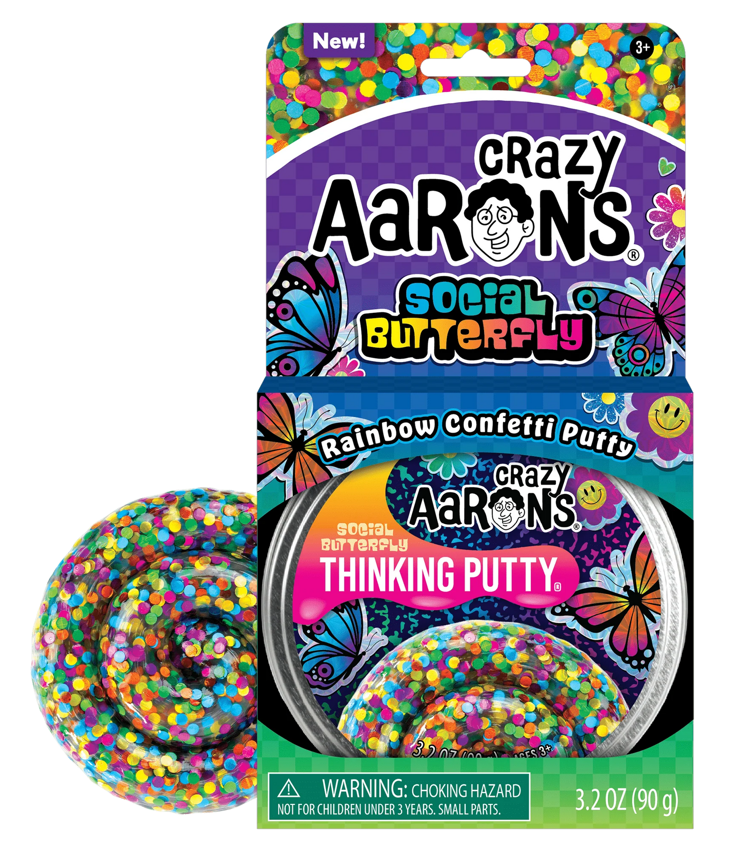 Crazy Aaron's Thinking Putty - Social Butterfly