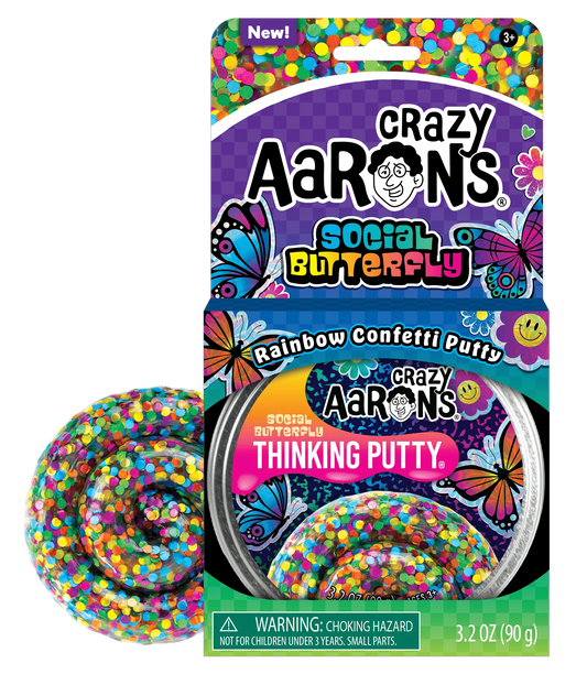 Crazy Aaron's Thinking Putty - Social Butterfly