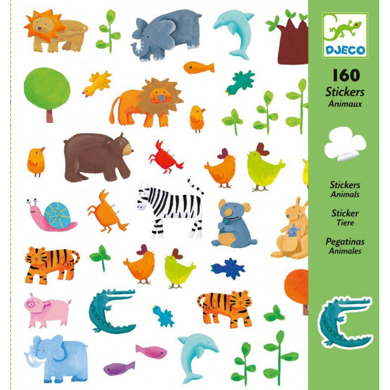 Djeco DJ08841 Animal Stickers
