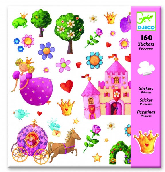 Djeco DJ08830 Princess Stickers