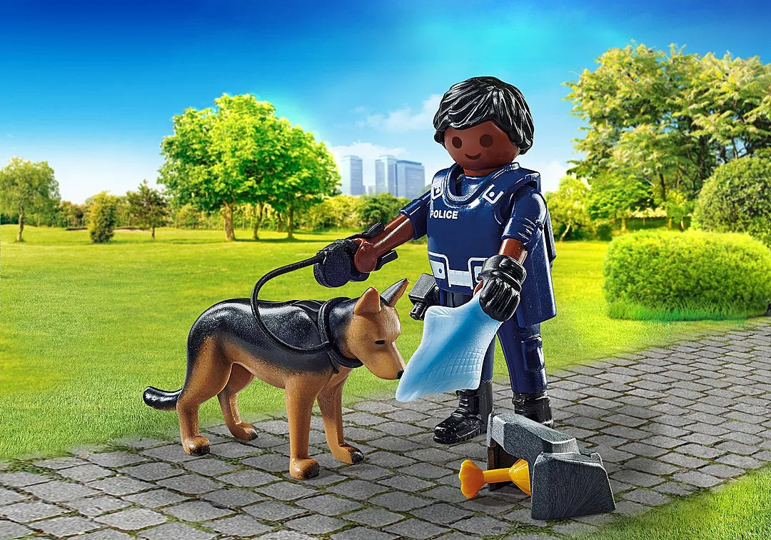 Playmobil specialPLUS - Policeman with Dog