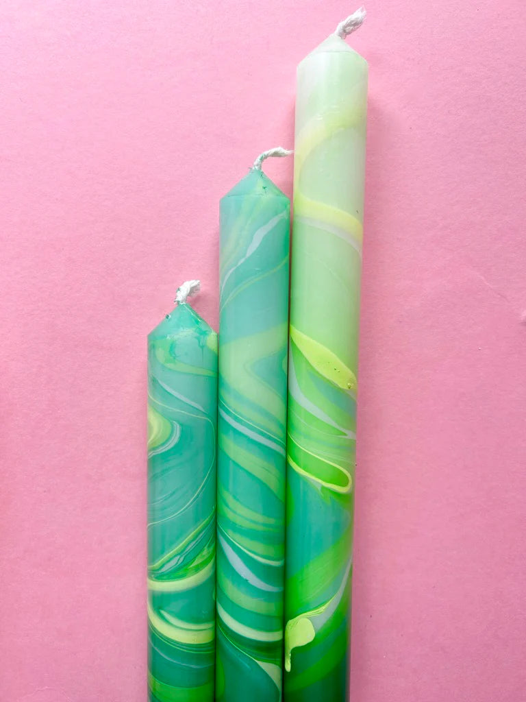 The Colour Emporium GREEN LEAVES - MARBLED