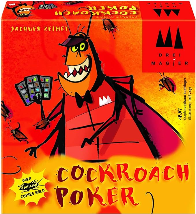 Coiled Spring Game - Cockroach Poker