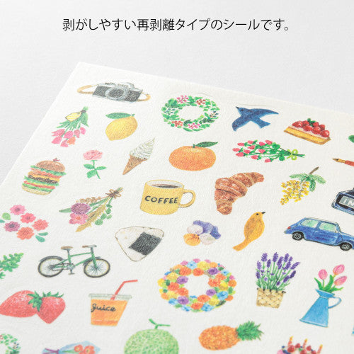 Midori Yuru Log Sticker - Motif