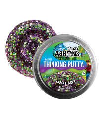 Mystery-filled surprise container bursting with colorful, stretchy putty varieties—exciting textures and endless sensory fun inside!