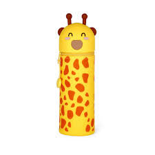 Legami kawaii 2-in-1 Soft Silicone Pencil Case - Giraffe,