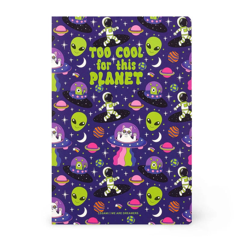 Legami Lined Quaderno- Space Notebook (Small)