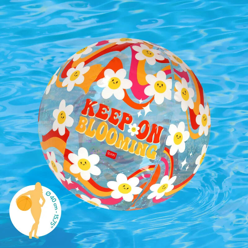 Legami Glitter Beach Ball - Keep on Blooming