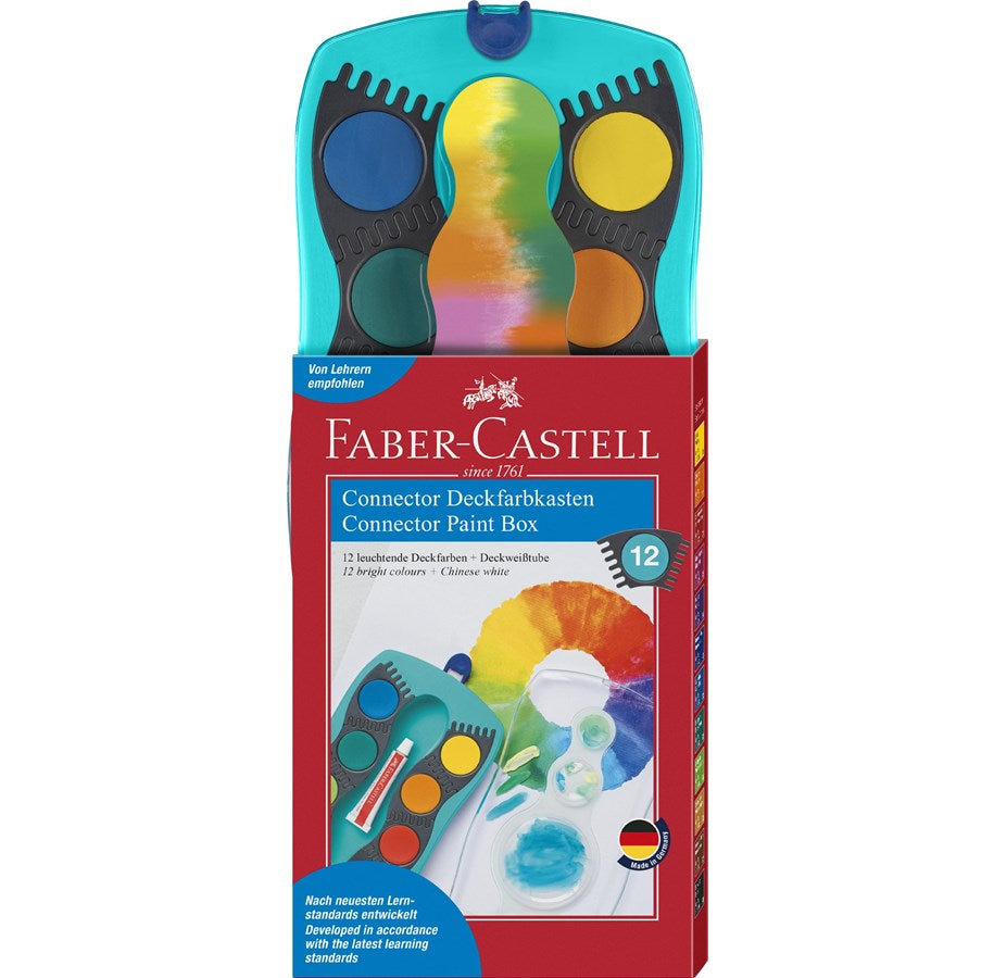 Faber-Castell Connector Paint Turquoise Box 12 Colours