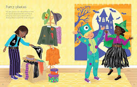 Usborne Sticker Dolly Dressing Halloween Party