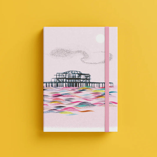 I Drew This - West Pier Notebook A5 Soft Touch Notebook