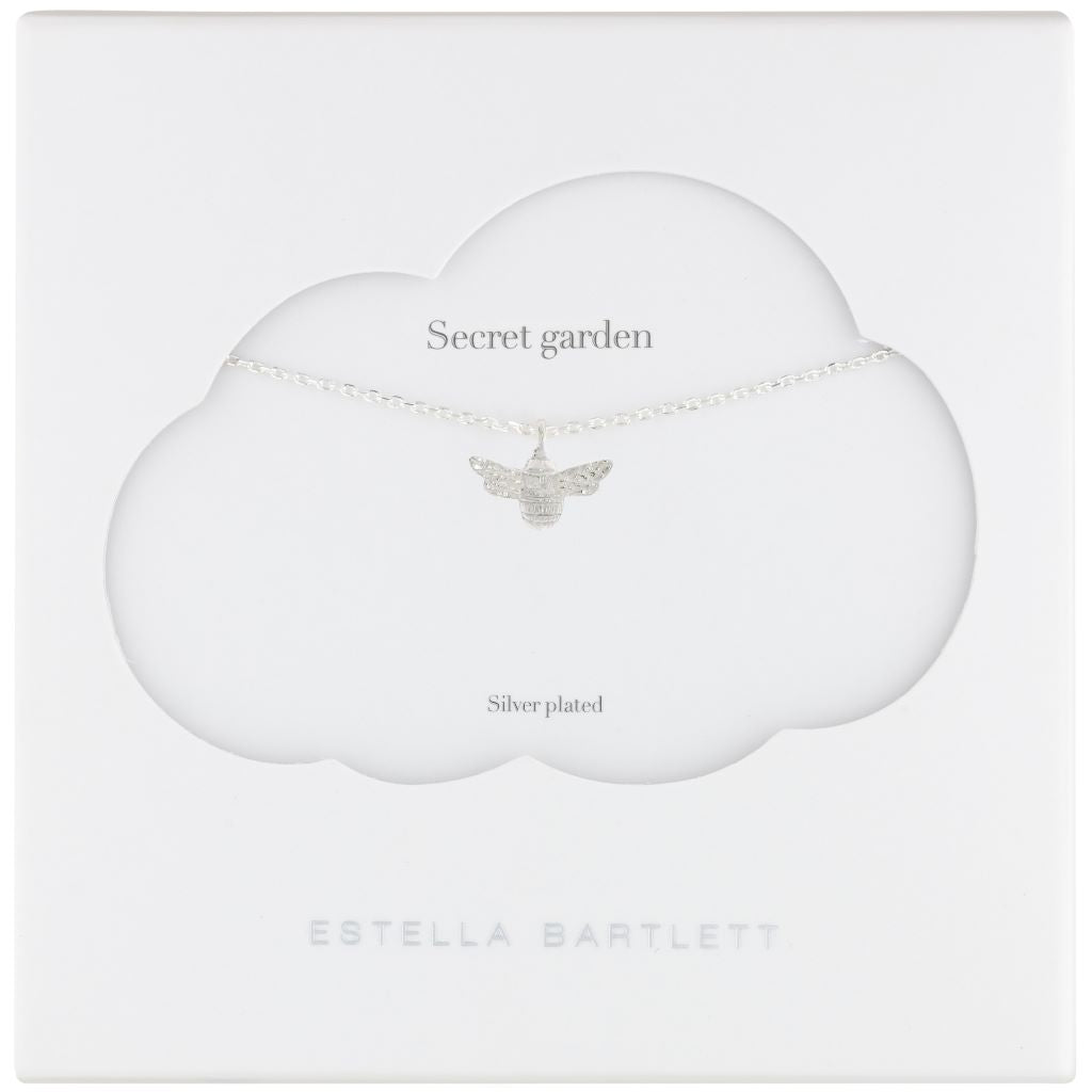 Estella Bartlett Bee Necklace - Silver Plated