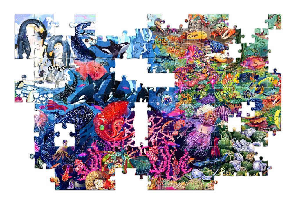 Bookspeed Into The Deep 180 Piece Sharing Jigsaw Puzzle