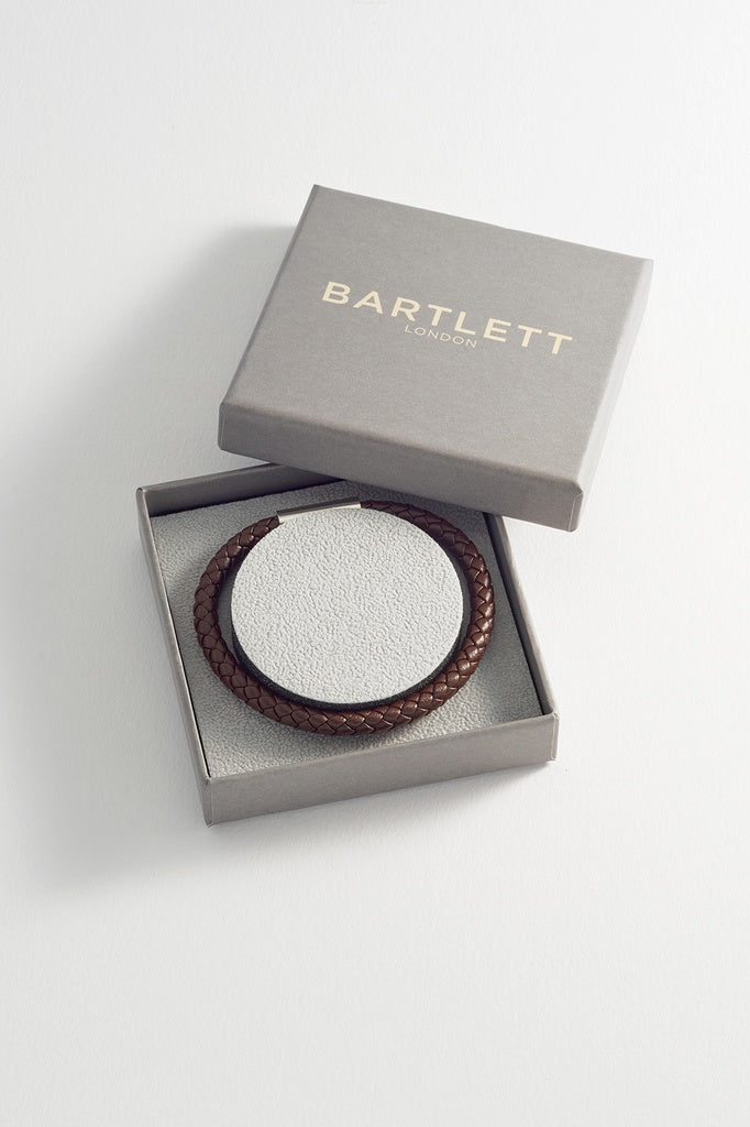 Estella Bartlett Dark Brown Leather Single Wrap Bracelet