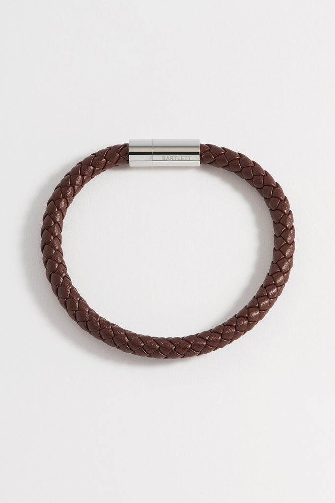 Estella Bartlett Dark Brown Leather Single Wrap Bracelet