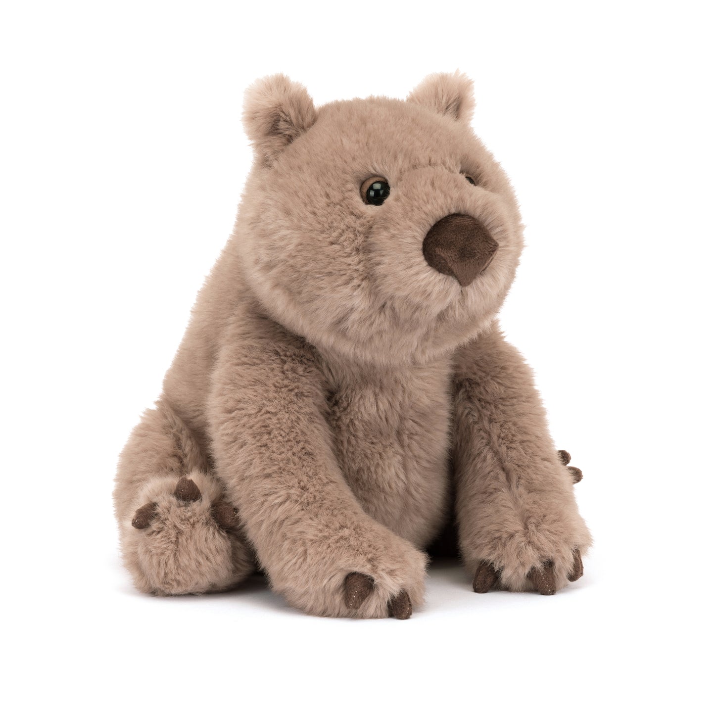 Meet Wonda Wombat: gentle, woolly, and lovable. With a cozy body and endearing face, she’s ready to waddle into warm hugs.