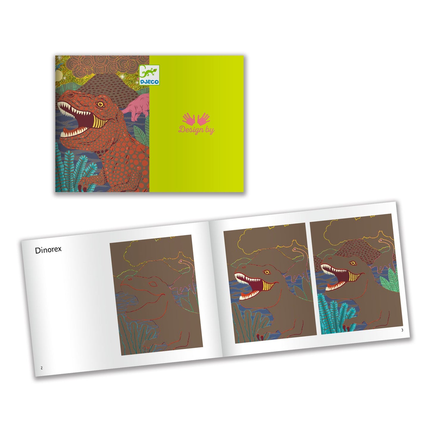 Djeco DJ09726 Scratch Cards When Dinosaurs Reigned