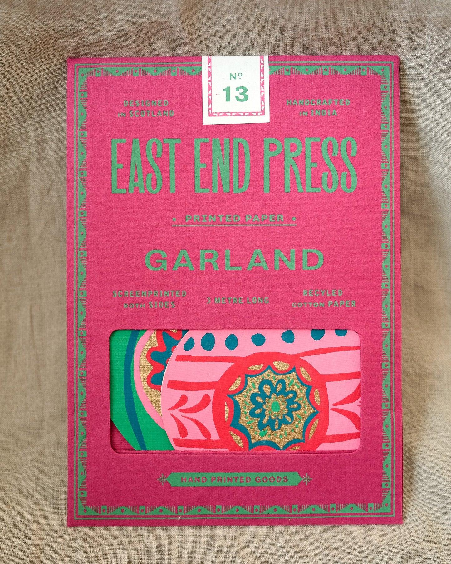 East End Press Baubles Sewn Garland