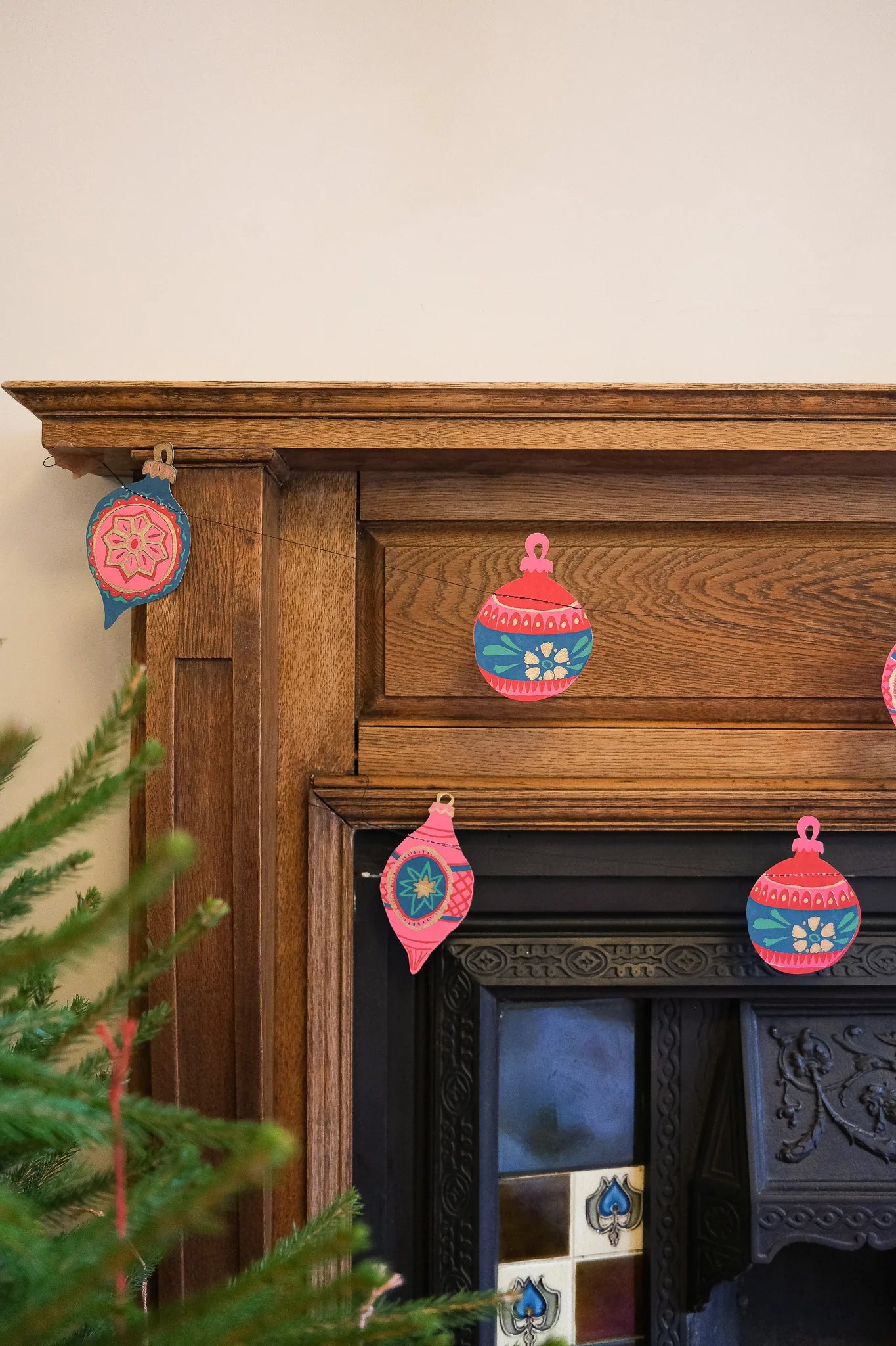 East End Press Baubles Sewn Garland