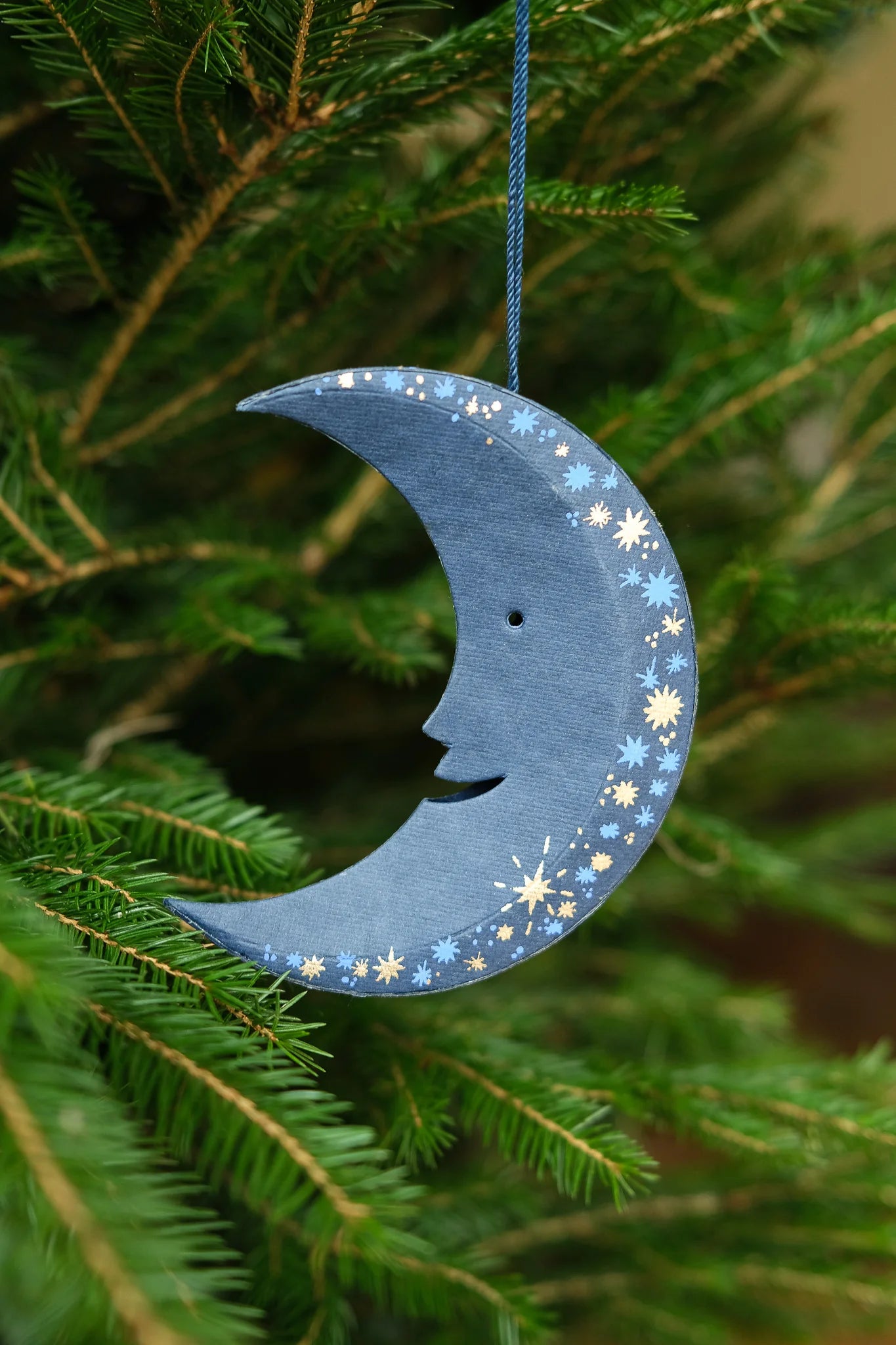 East End Press Midnight Man on the Moon Board Ornament