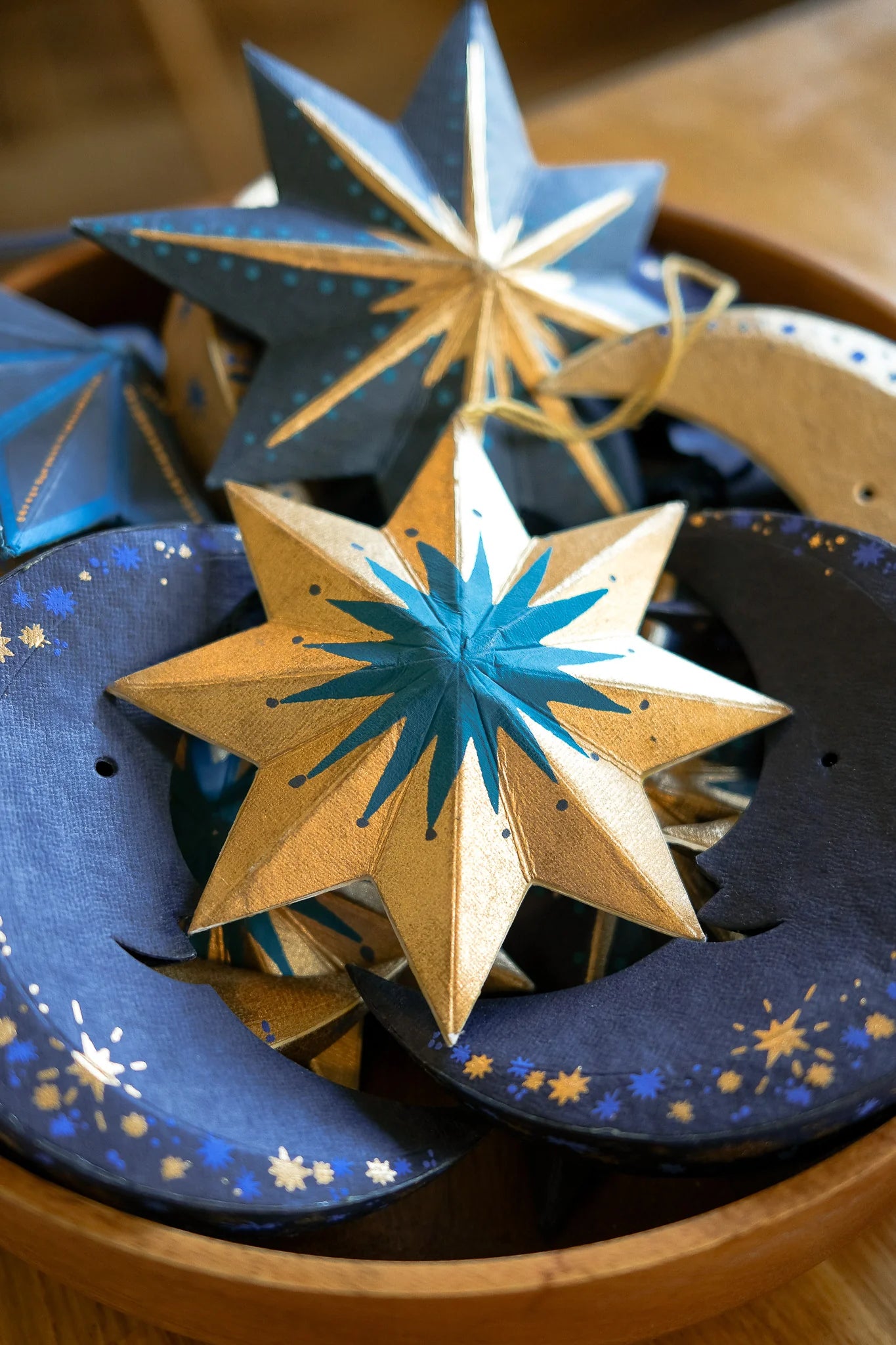 East End Press Golden Star Board Ornament