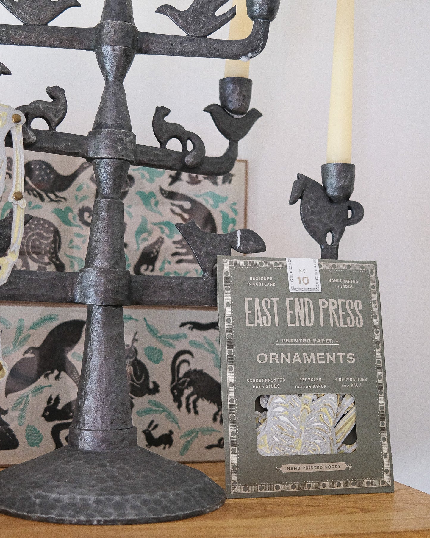 East End Press Dancing Skeletons Ornaments