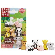 Iwako 200 Themed Erasers- Zoo