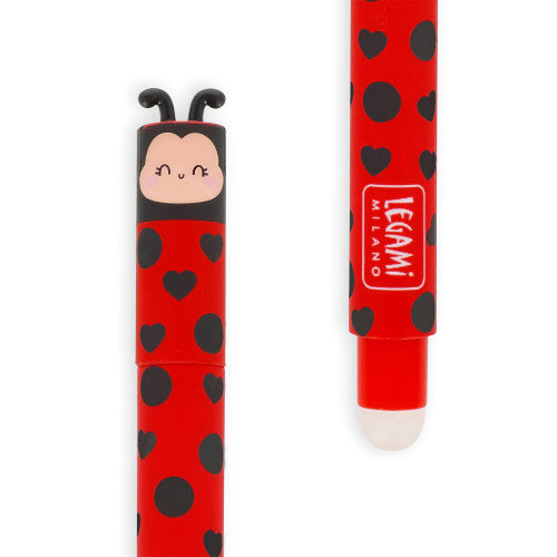 Legami Erasable Gel Pen - Ladybug