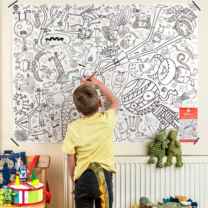 Giant Poster / Tablecloth – Monsters & Ghosts