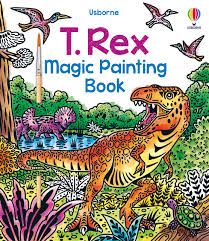 T rex magic painting book