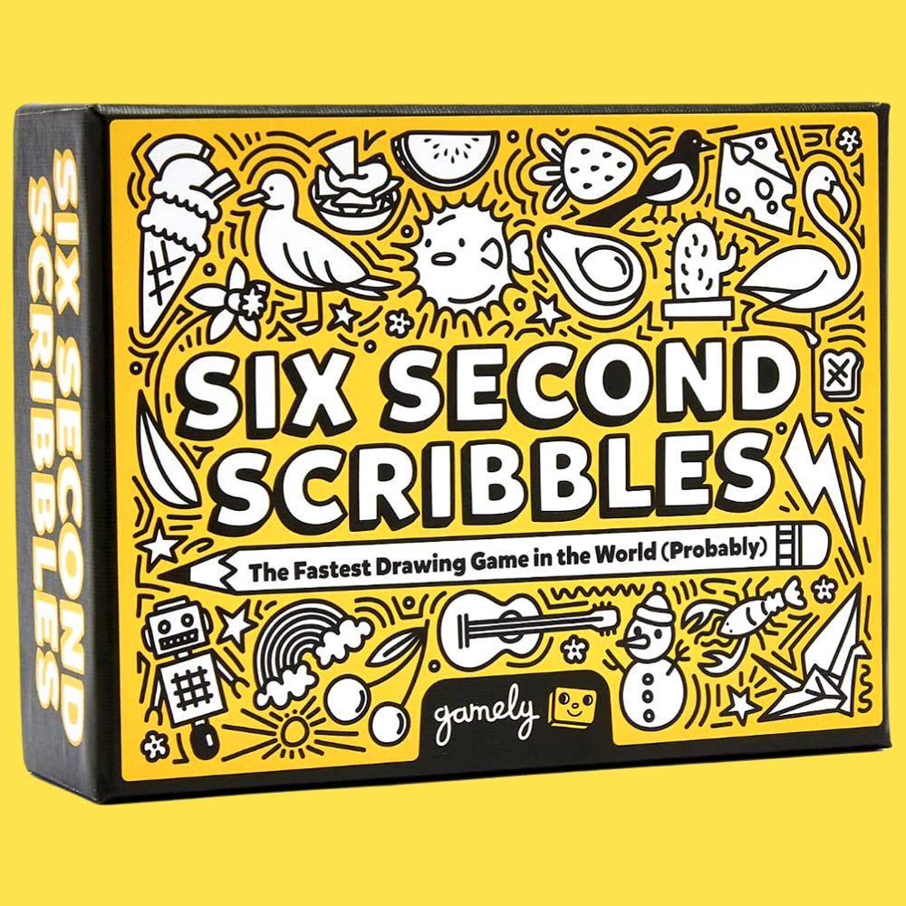 A rapid-fire drawing challenge packed with wild prompts and frantic sketches—perfect for sparking laughter and quick-thinking fun.