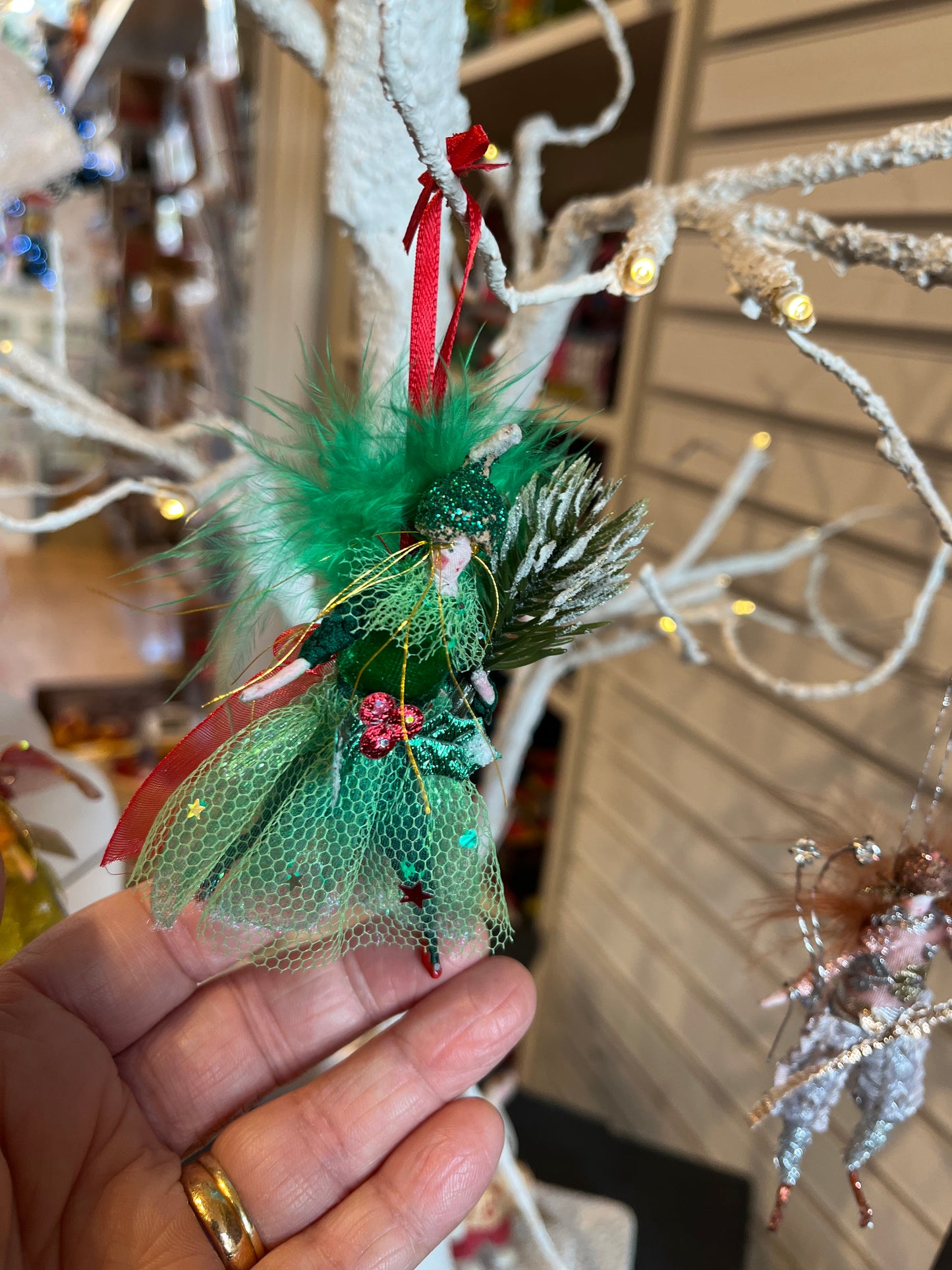 Betty Bib Christmas Hanging Tree Fairy