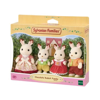 Sylvanian Families 5655 Chocolate Rabbit Family