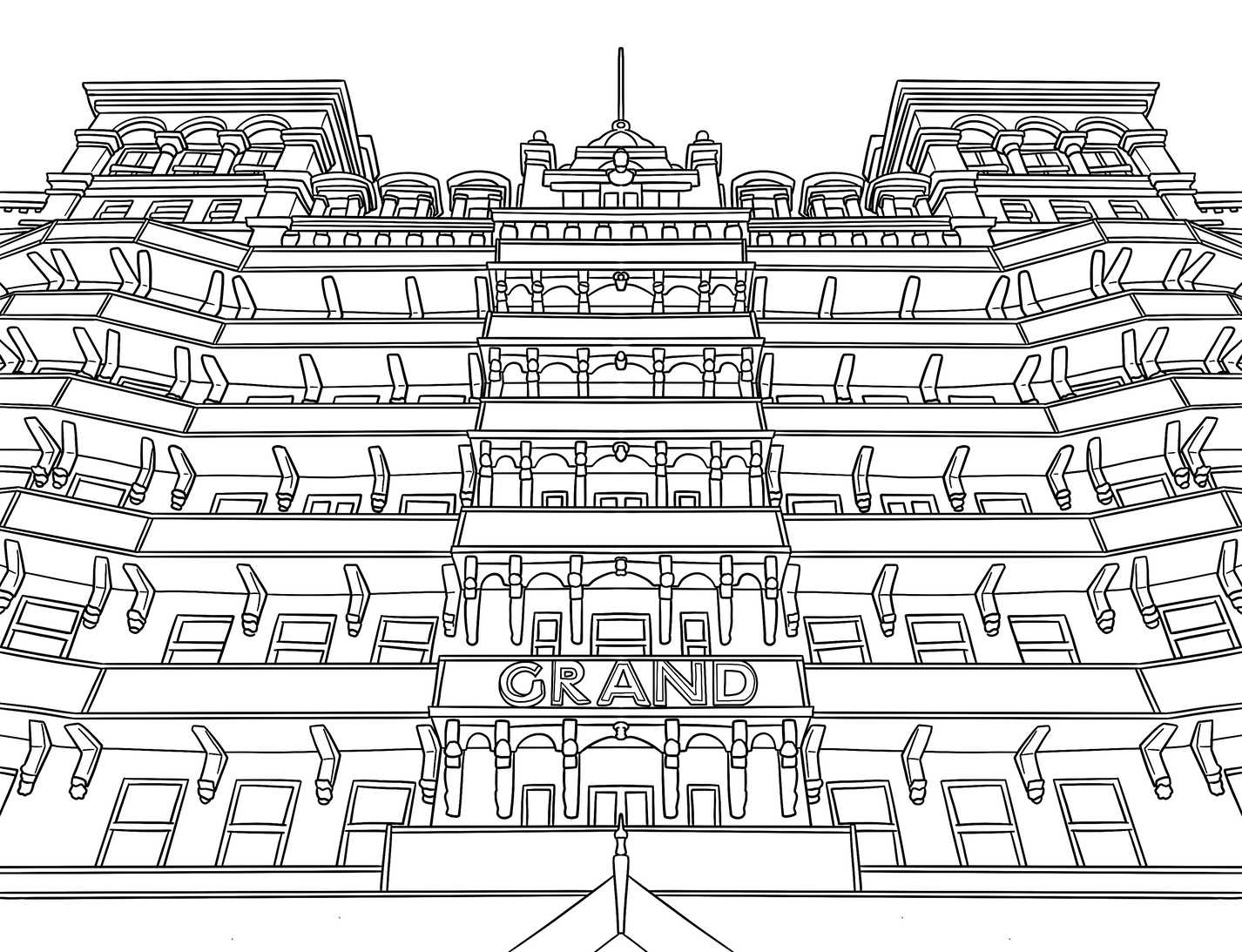 Brighton Colouring Book