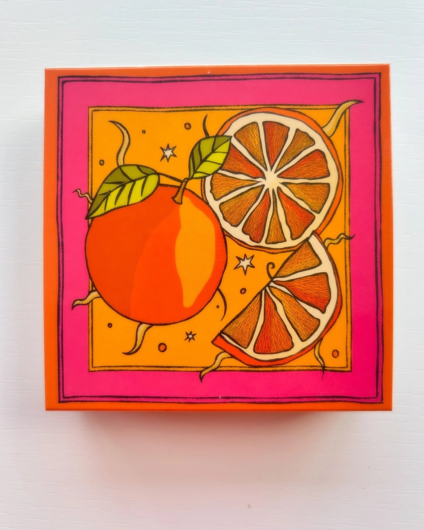 The Colour Emporium Juicy Oranges Matchbox