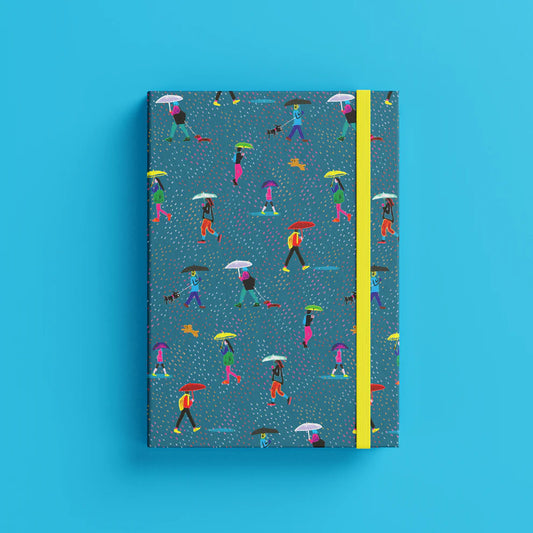 I Drew This - Rain, Rain Go Away A5 Soft Cover Notebook